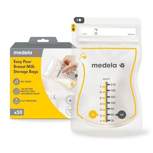 Medela Easy Pour Milk Storage Bags 210 ml �...
