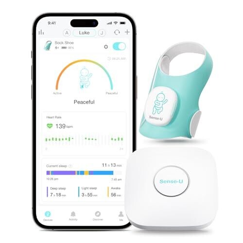 Sense-U Smart Sock Shoe (Long Range) Baby...