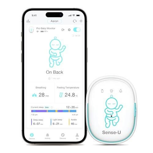 Sense-U Pro Baby Monitor � Breathing,...