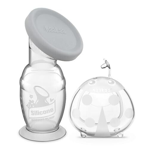 Haakaa 100ml Manual Breast Pump with...