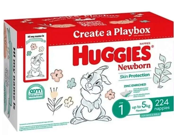 Huggies Ultimate Nappies Newborn Size 1 � 224...